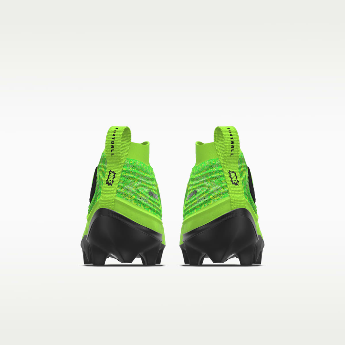 Nike Alpha Menace 5 Elite By You Custom Football Cleats - White/Multi-Color/Multi-Color - Image 5
