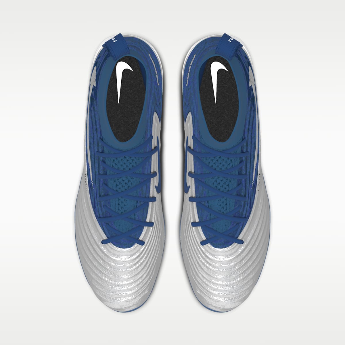 Nike Alpha Menace 5 Elite By You Custom Football Cleats - White/Multi-Color/Multi-Color - Image 4