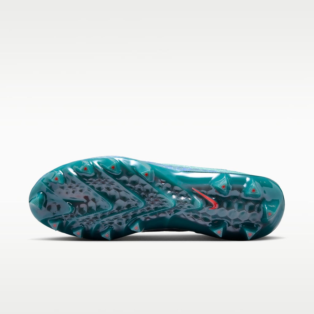 Nike Alpha Menace 5 Elite Men's Football Cleats - Mineral Teal/Washed Teal/Racer Blue/Bright Crimson - Image 2