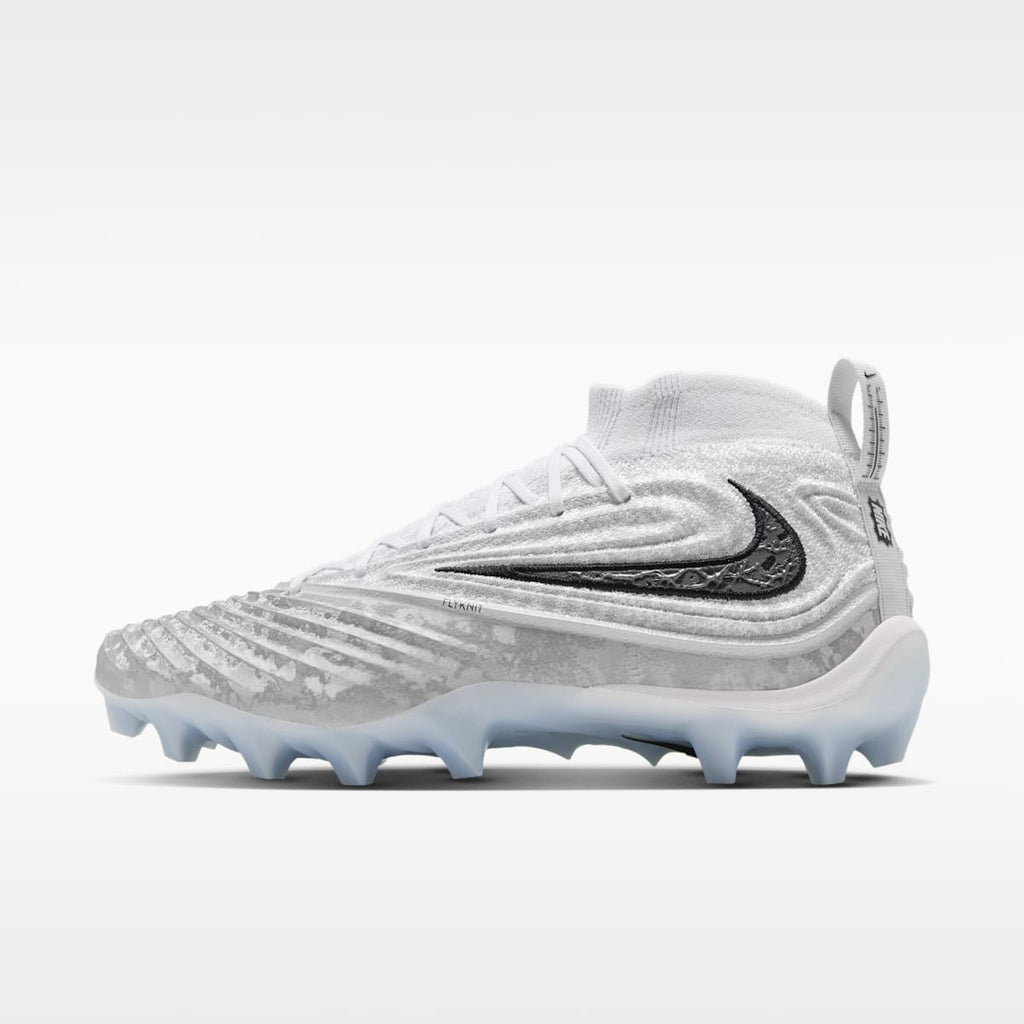 Nike Alpha Menace 5 Elite Men's Football Cleats - White/Pure Platinum/Wolf Grey/Black - Image 1