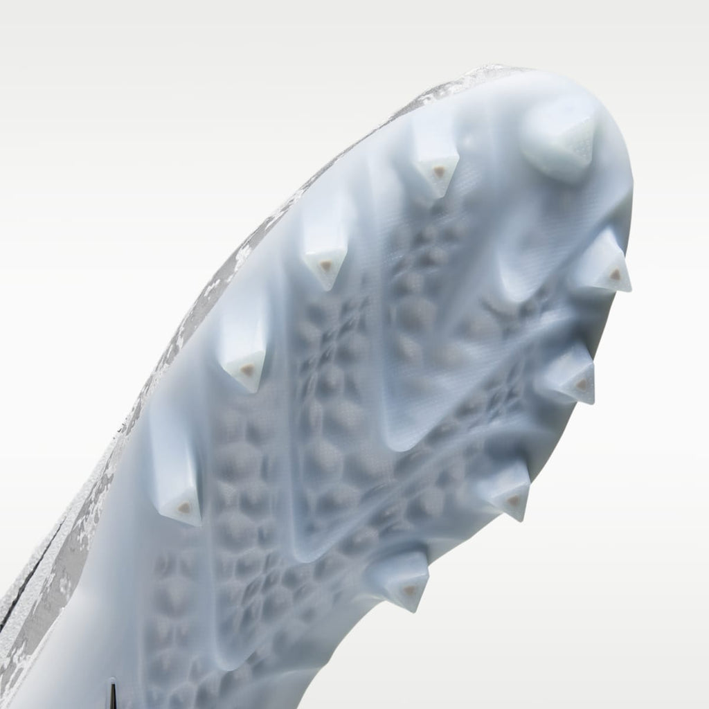 Nike Alpha Menace 5 Elite Men's Football Cleats - White/Pure Platinum/Wolf Grey/Black - Image 7