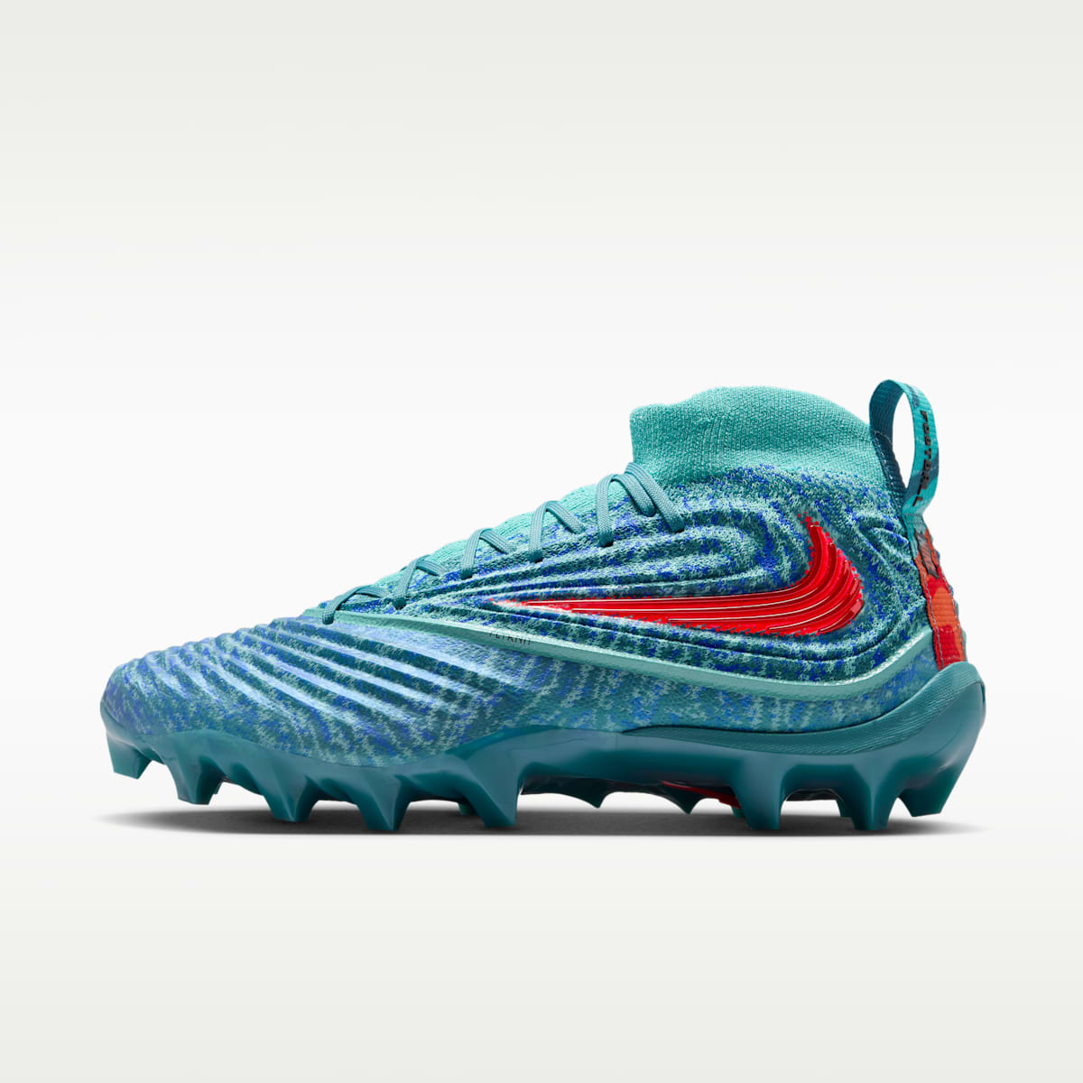 Nike Alpha Menace 5 Elite Men's Football Cleats - Mineral Teal/Washed Teal/Racer Blue/Bright Crimson - Image 1