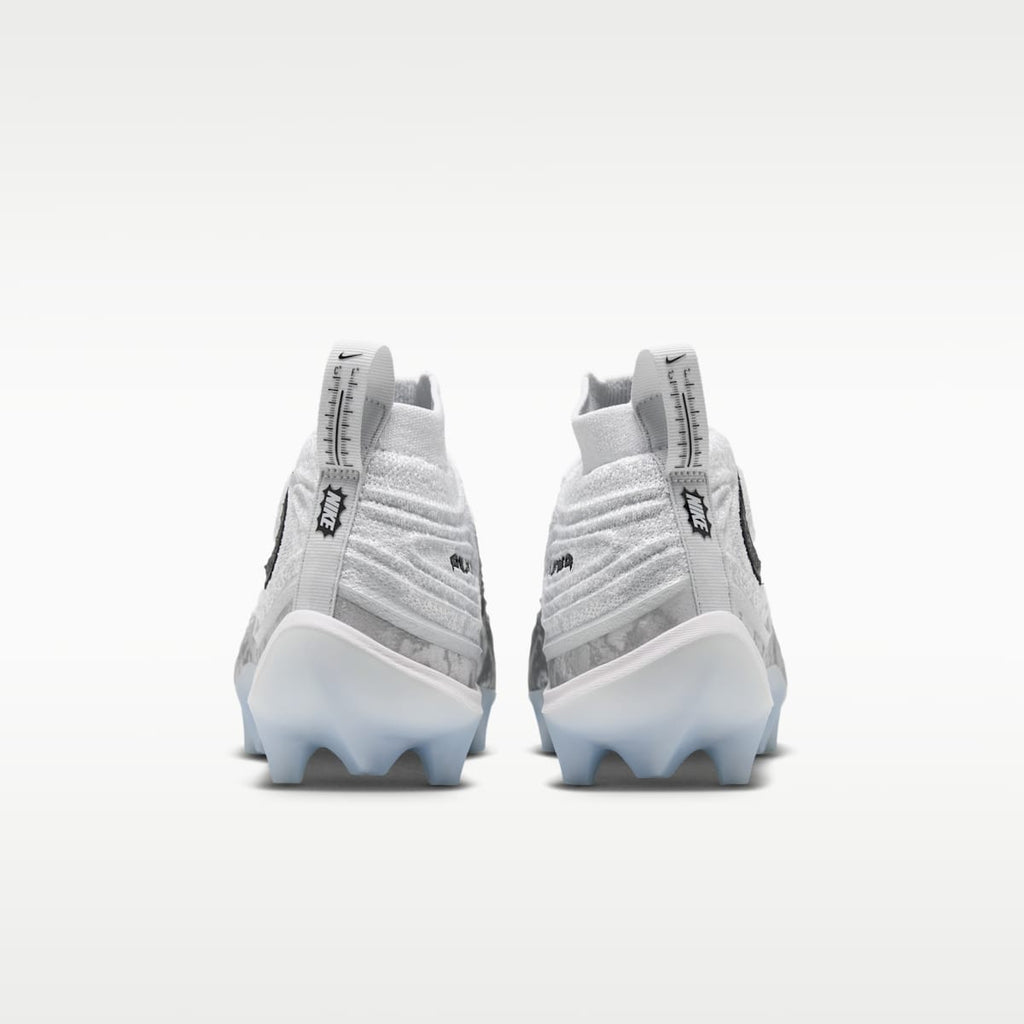 Nike Alpha Menace 5 Elite Men's Football Cleats - White/Pure Platinum/Wolf Grey/Black - Image 6