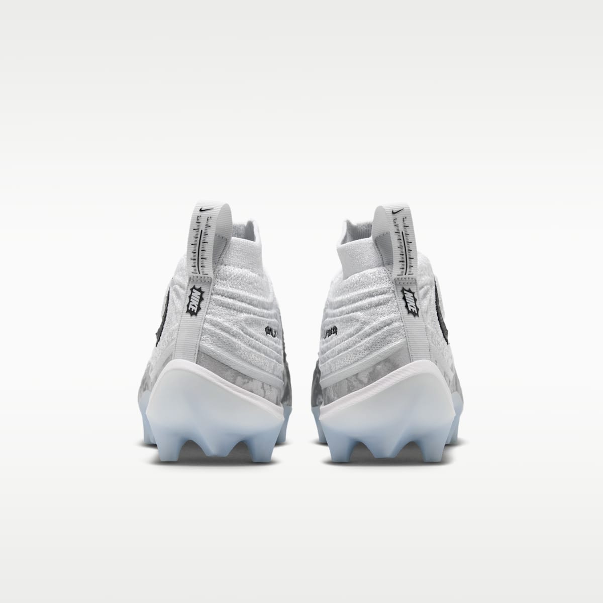 Nike Alpha Menace 5 Elite Men's Football Cleats - White/Pure Platinum/Wolf Grey/Black - Image 6