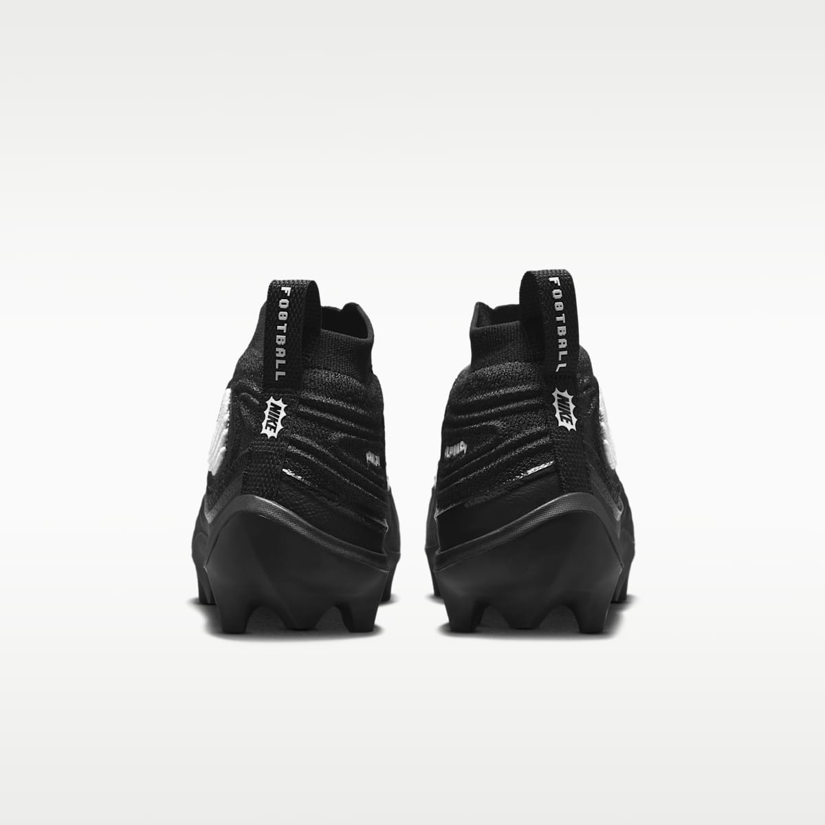 Nike Alpha Menace 5 Elite Men's Football Cleats - Black/Black/White - Image 6