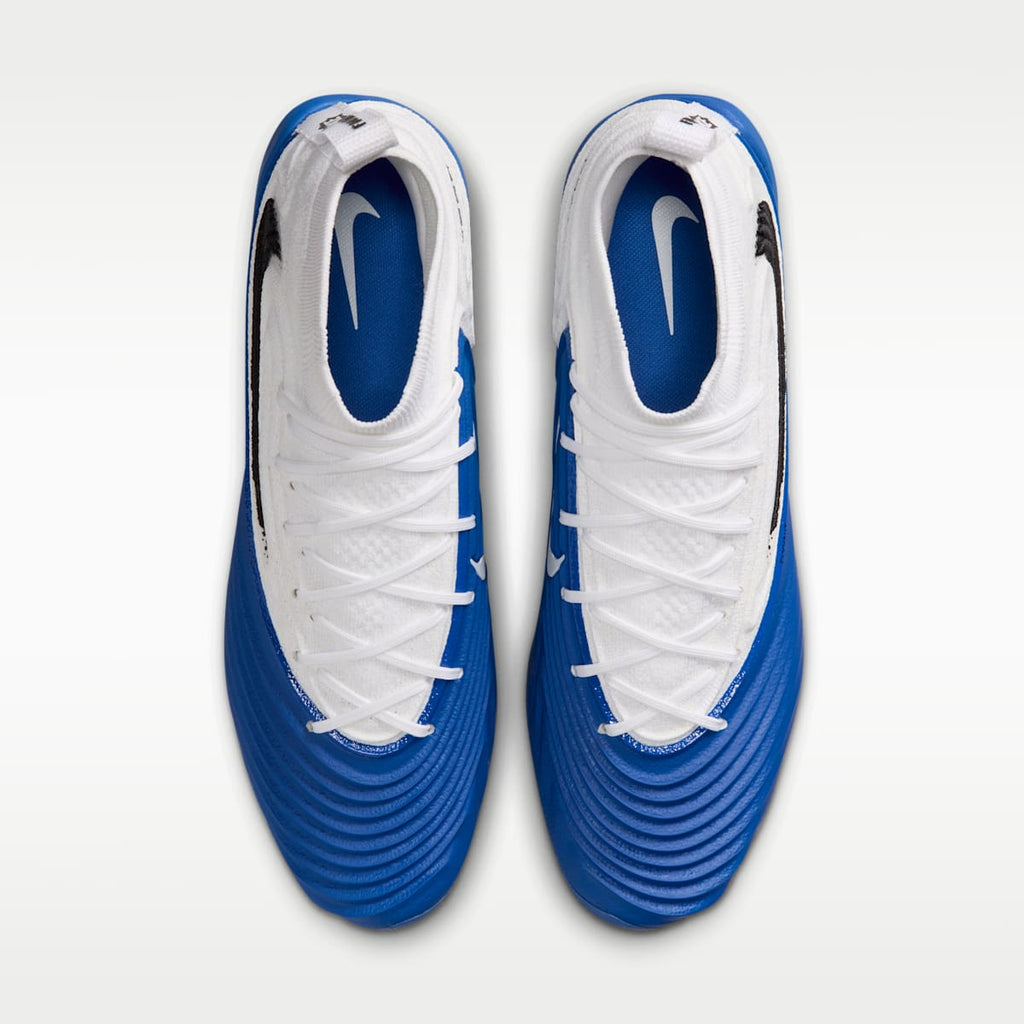 Nike Alpha Menace 5 Elite Men's Football Cleats - White/Hyper Royal/Black - Image 4