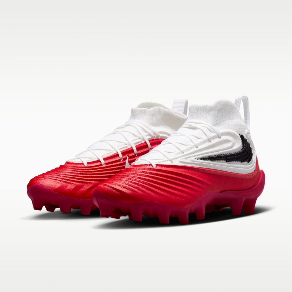 Women's Nike Alpha Menace 5 Elite Men's Football Cleats - White/University Red/Black