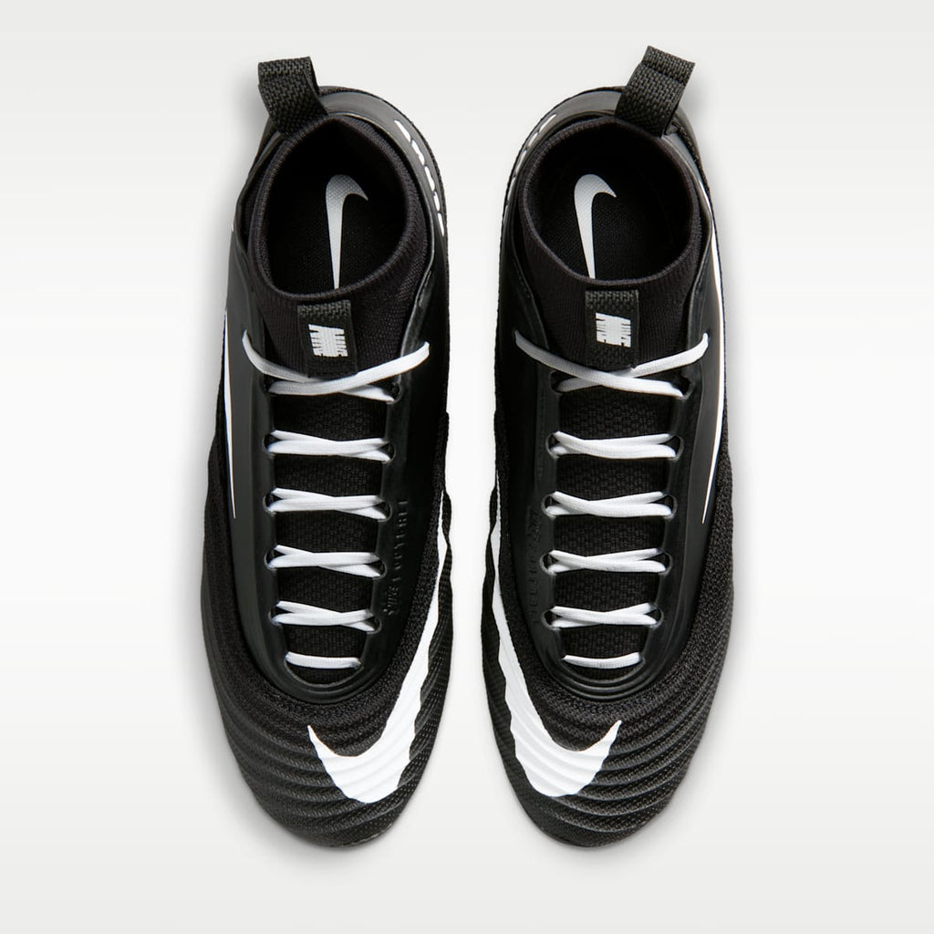 Nike Alpha Menace 5 Pro Men's Football Cleats - Black/Black/White - Image 4