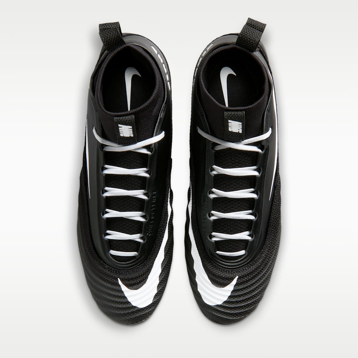 Nike Alpha Menace 5 Pro Men's Football Cleats - Black/Black/White - Image 4