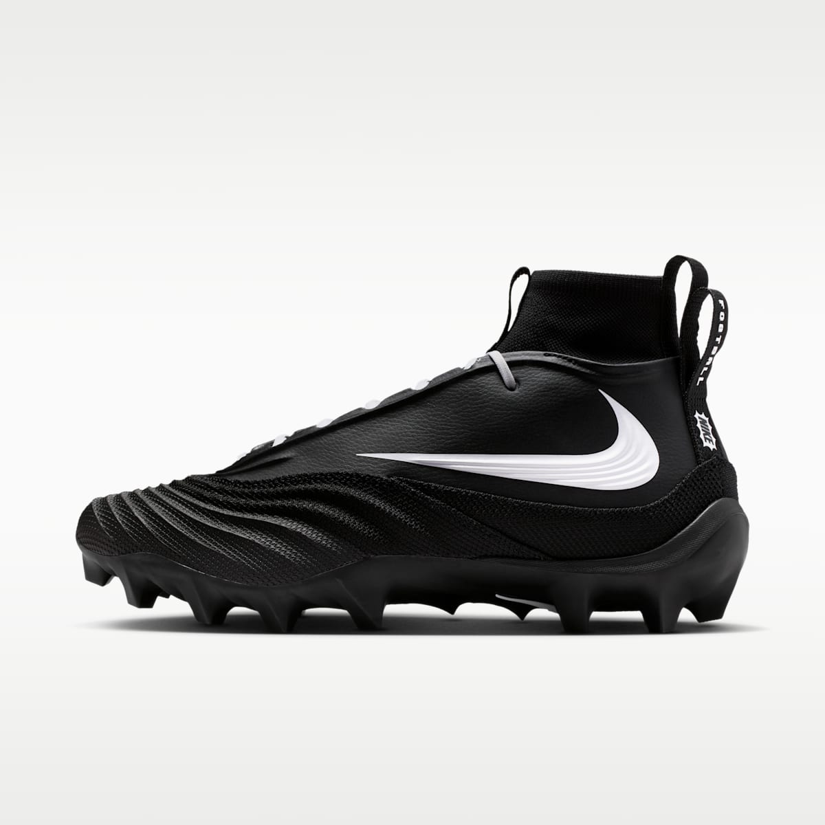 Nike Alpha Menace 5 Pro Men's Football Cleats - Black/Black/White - Image 1