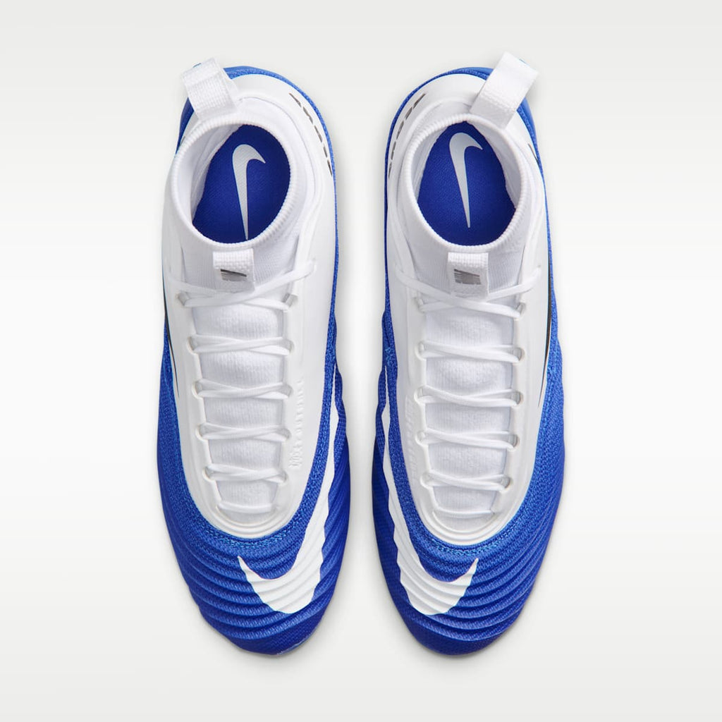 Nike Alpha Menace 5 Pro Men's Football Cleats - White/Hyper Royal - Image 4