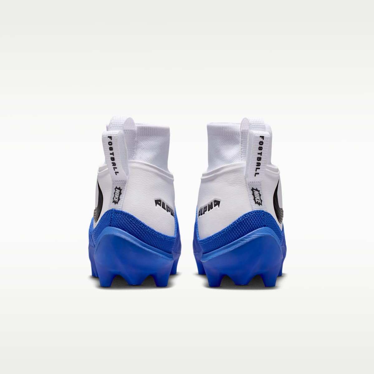 Nike Alpha Menace 5 Pro Men's Football Cleats - White/Hyper Royal - Image 6