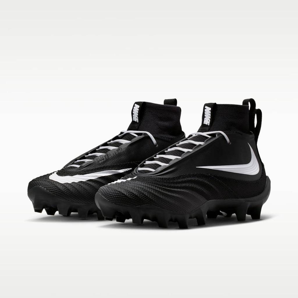 Nike Alpha Menace 5 Pro Men's Football Cleats - Black/Black/White - Image 5