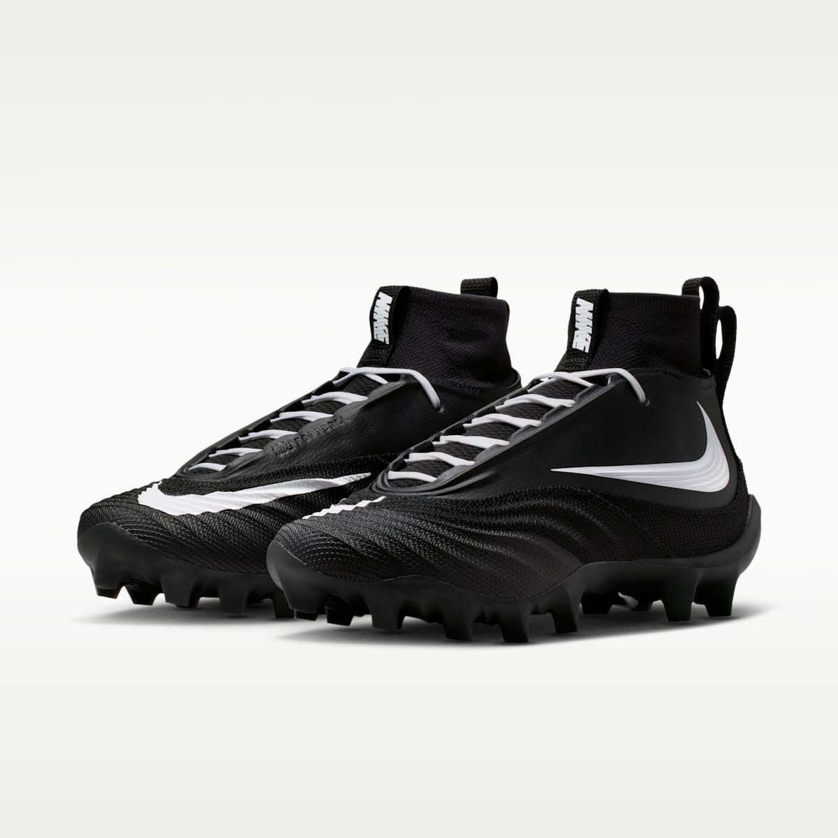 Nike Alpha Menace 5 Pro Men's Football Cleats - Black/Black/White - Image 5