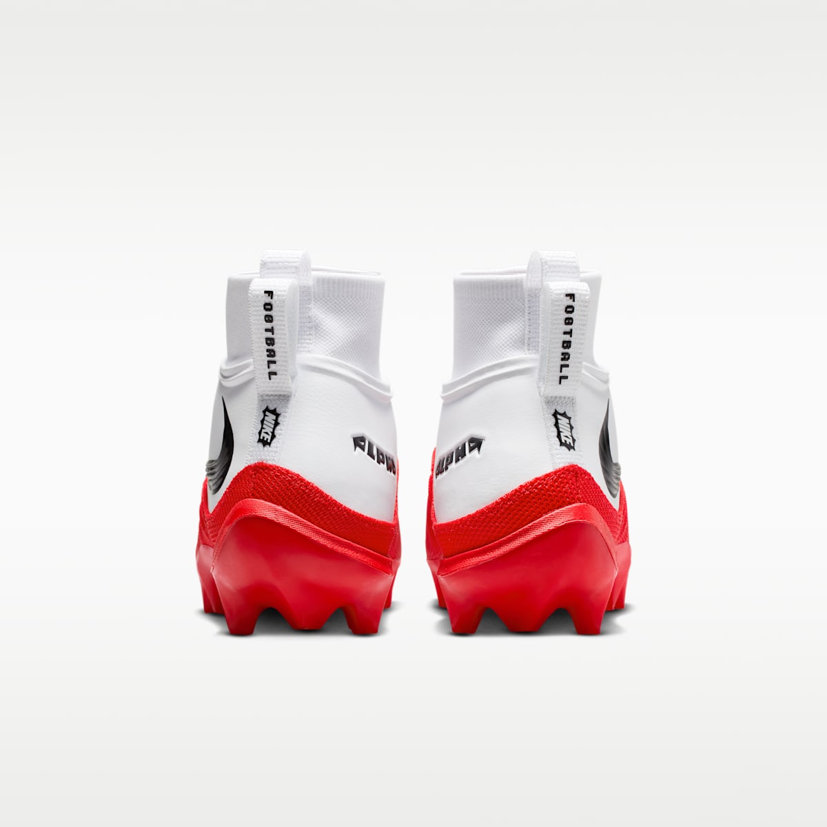 Nike Alpha Menace 5 Pro Men's Football Cleats - White/University Red - Image 6