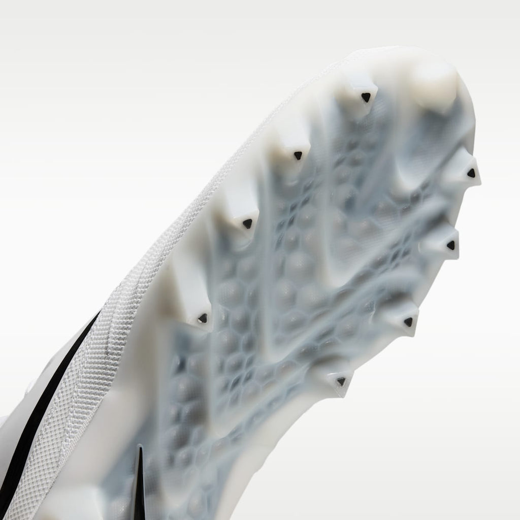 Nike Alpha Menace 5 Pro Men's Football Cleats - White/White/Black - Image 7