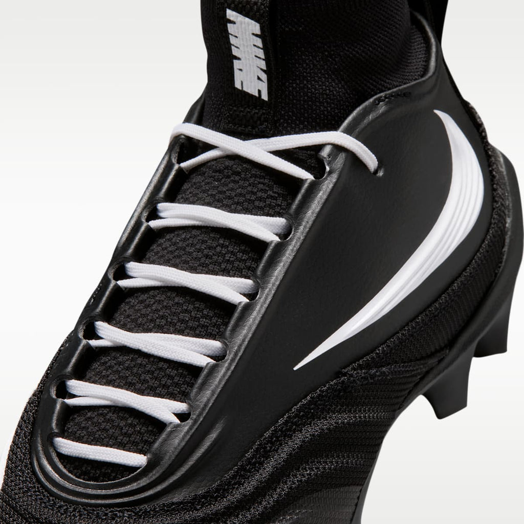Nike Alpha Menace 5 Pro Men's Football Cleats - Black/Black/White - Image 8