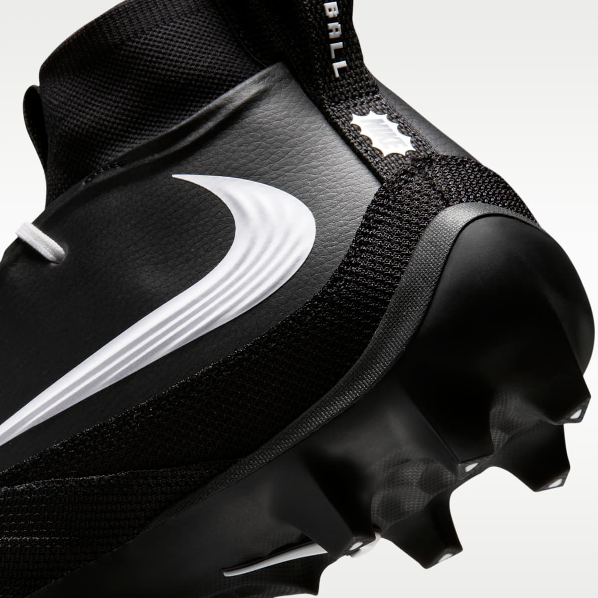 Nike Alpha Menace 5 Pro Men's Football Cleats - Black/Black/White - Image 9