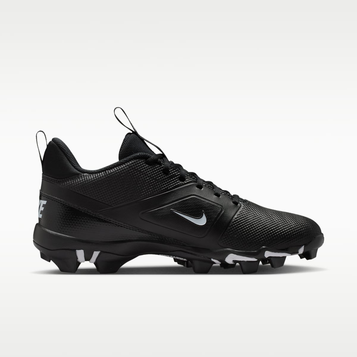 Women's Nike Alpha Menace 4 Shark Football Cleats - Black/Black/White