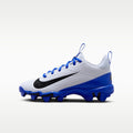 Nike Alpha Menace 4 Shark Big Kids' Football Cleats - White/Hyper Royal/Black