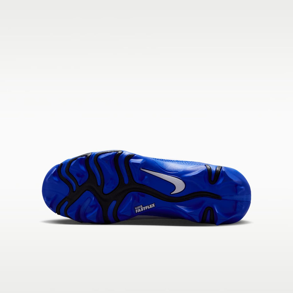 Nike Alpha Menace 4 Shark Big Kids' Football Cleats - White/Hyper Royal/Black