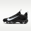 Nike Alpha Menace 4 Shark Football Cleats - Black/Black/White - Image 1