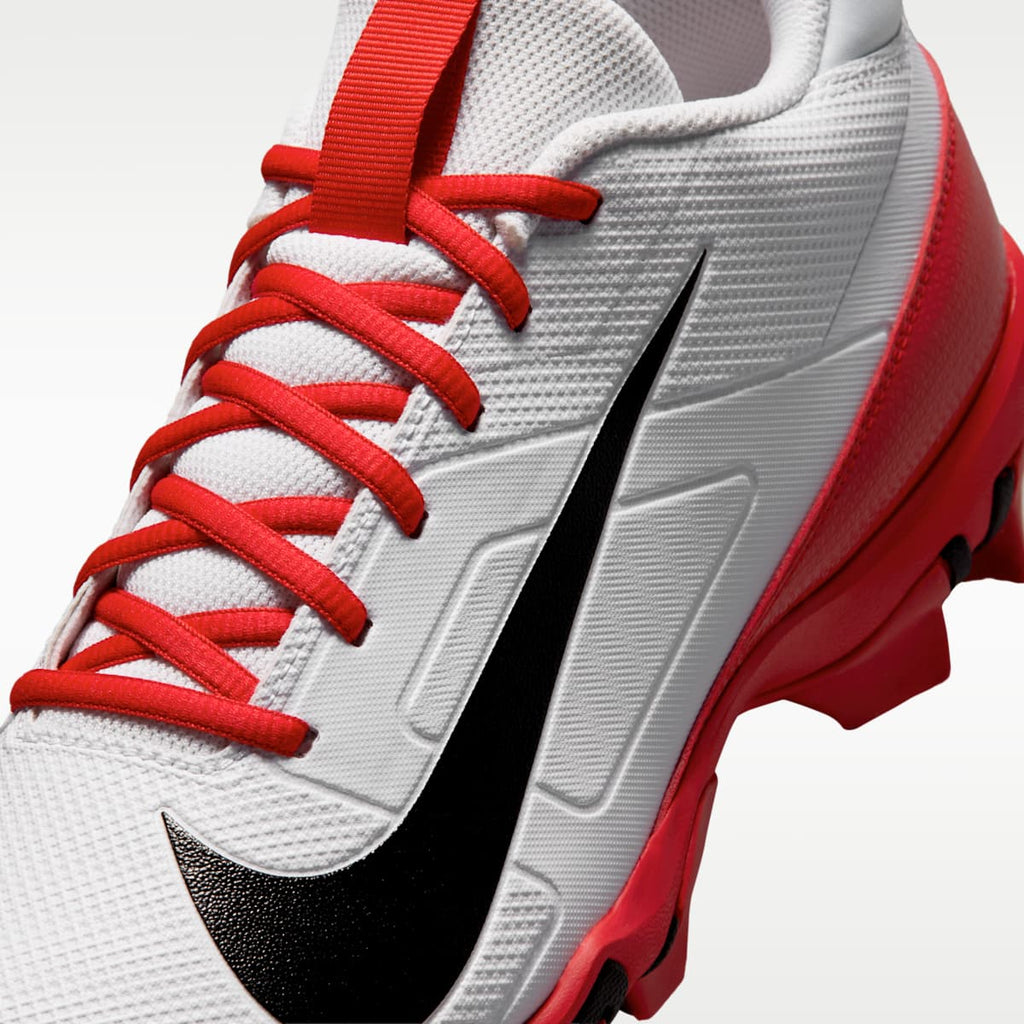 Women's Nike Alpha Menace 4 Shark Football Cleats - White/University Red/Black