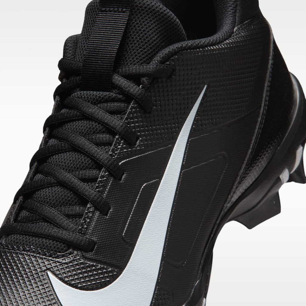 Women's Nike Alpha Menace 4 Shark Football Cleats - Black/Black/White