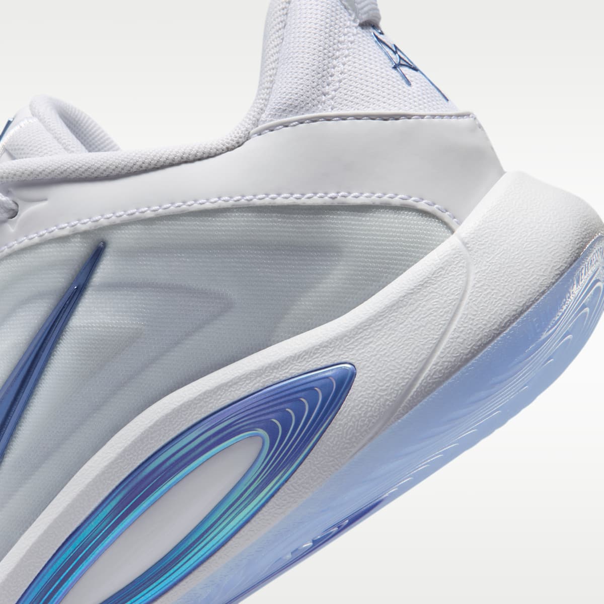 A'One "Blue Ice" Big Kids' Basketball Shoes - White/Football Grey/Sapphire