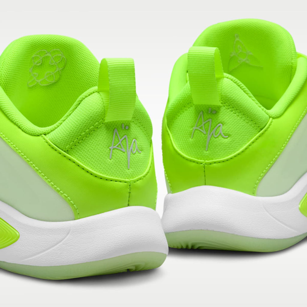 A'One "Lem and Lime" Big Kids' Basketball Shoes - Volt/Barely Volt/White