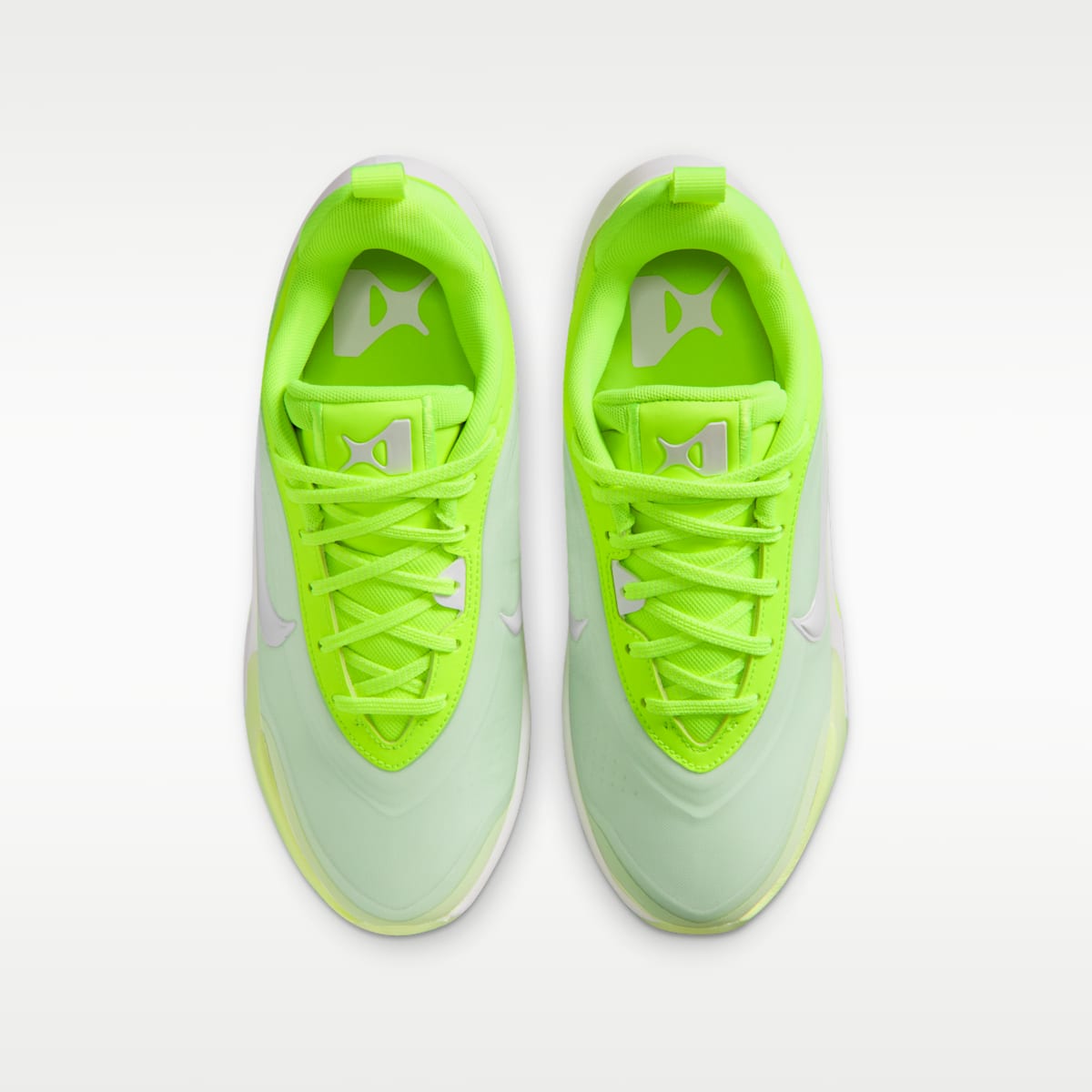 A'One "Lem and Lime" Big Kids' Basketball Shoes - Volt/Barely Volt/White