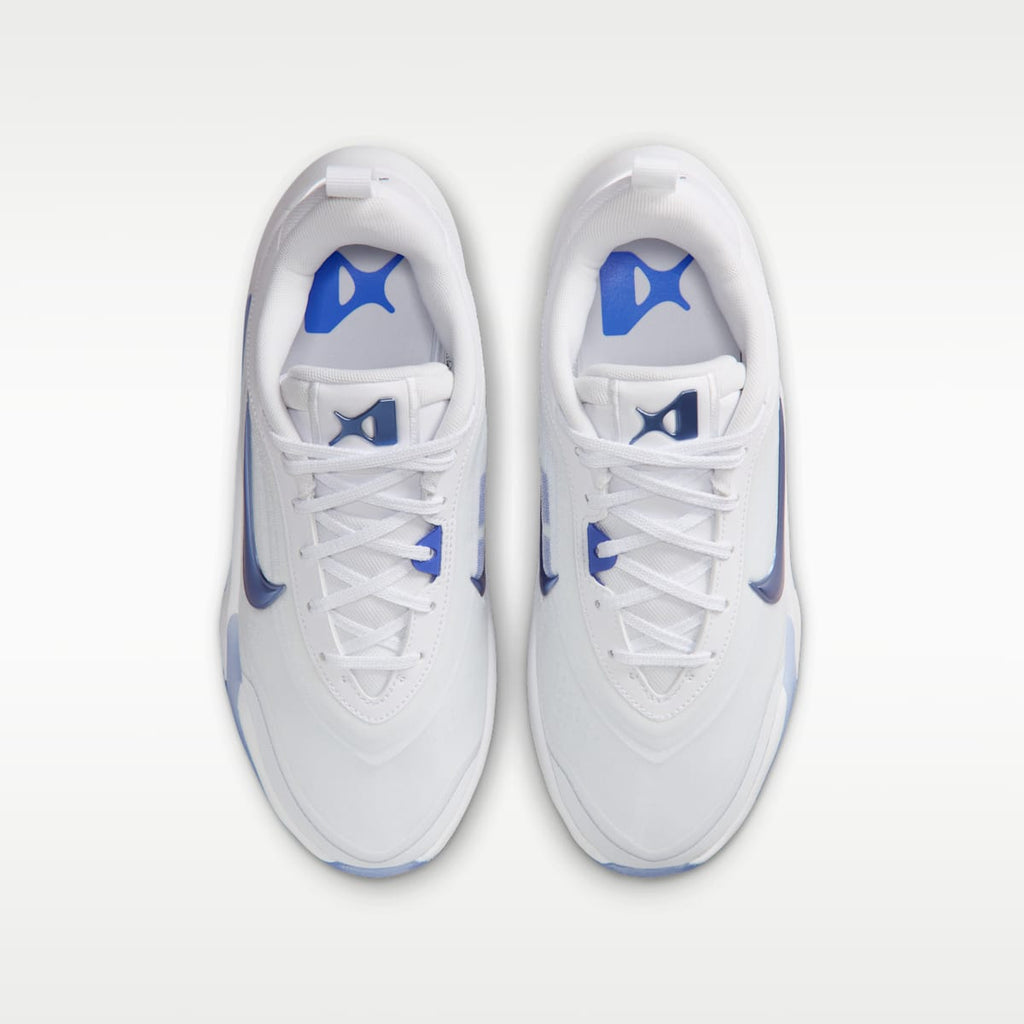 A'One "Blue Ice" Big Kids' Basketball Shoes - White/Football Grey/Sapphire