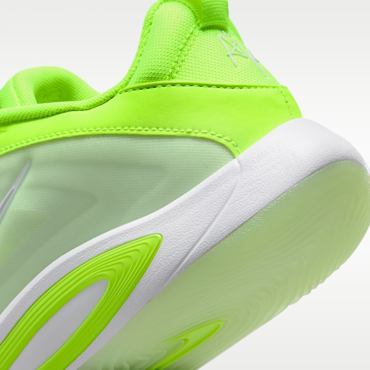 A'One "Lem and Lime" Big Kids' Basketball Shoes - Volt/Barely Volt/White
