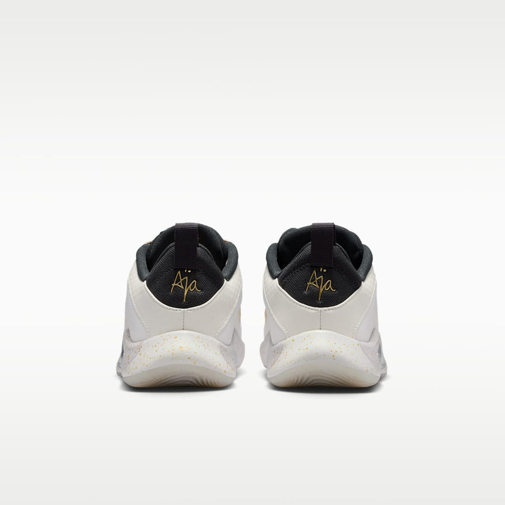 A'One “Unanimous” Big Kids' Basketball Shoes - Sail/Vast Grey/Off Noir/Metallic Gold