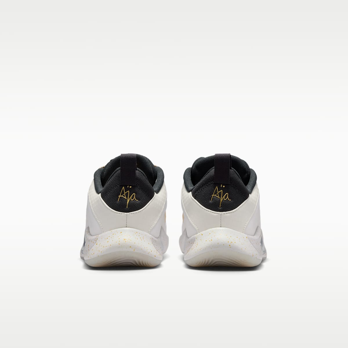A'One “Unanimous” Big Kids' Basketball Shoes - Sail/Vast Grey/Off Noir/Metallic Gold