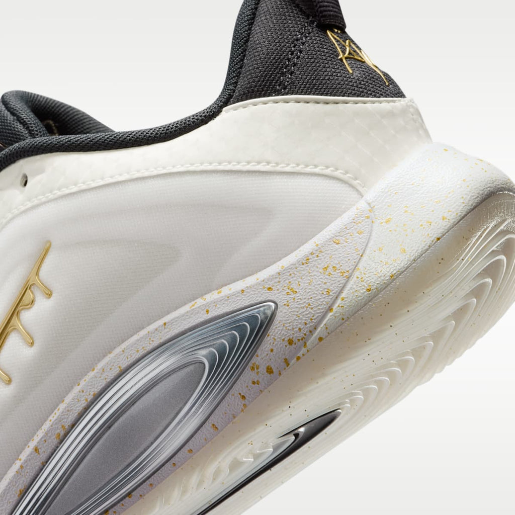 A'One “Unanimous” Big Kids' Basketball Shoes - Sail/Vast Grey/Off Noir/Metallic Gold