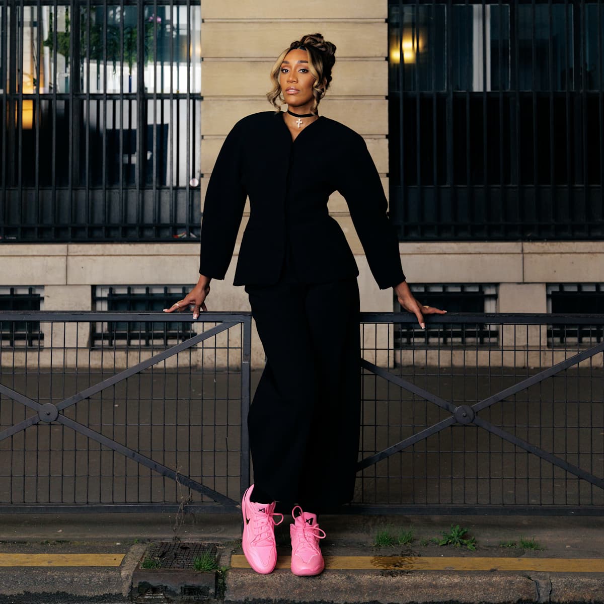 A'Two "A'Pink Shoe" A'ja Wilson Basketball Shoes - Pink Beam/Black - Image 12
