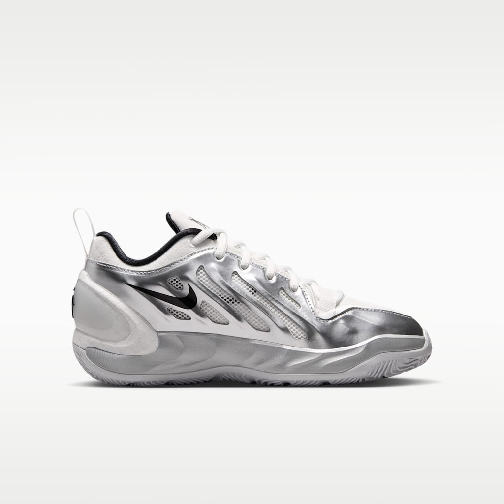 A'Two "Mirrored" A'ja Wilson Big Kids' Basketball Shoes - Summit White/Metallic Silver/Black