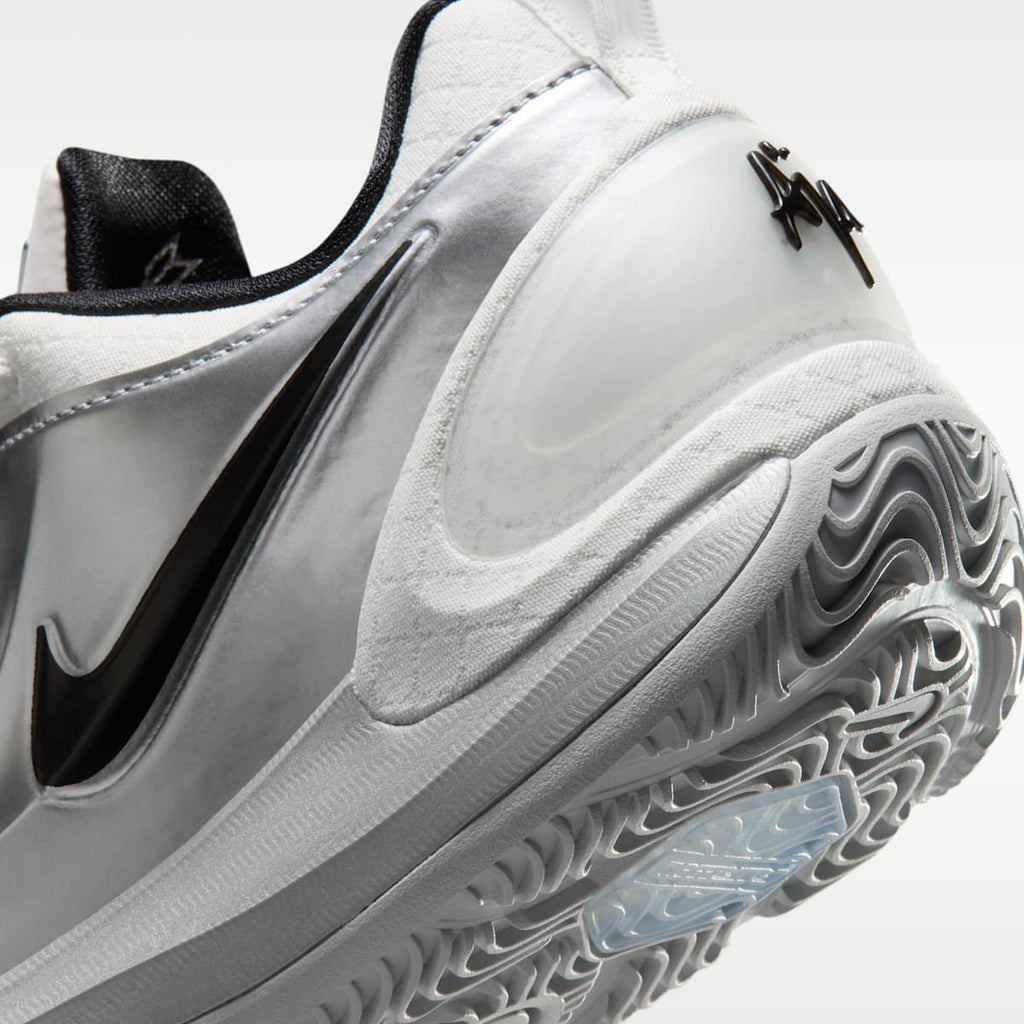 A'Two "Mirrored" A'ja Wilson Big Kids' Basketball Shoes - Summit White/Metallic Silver/Black