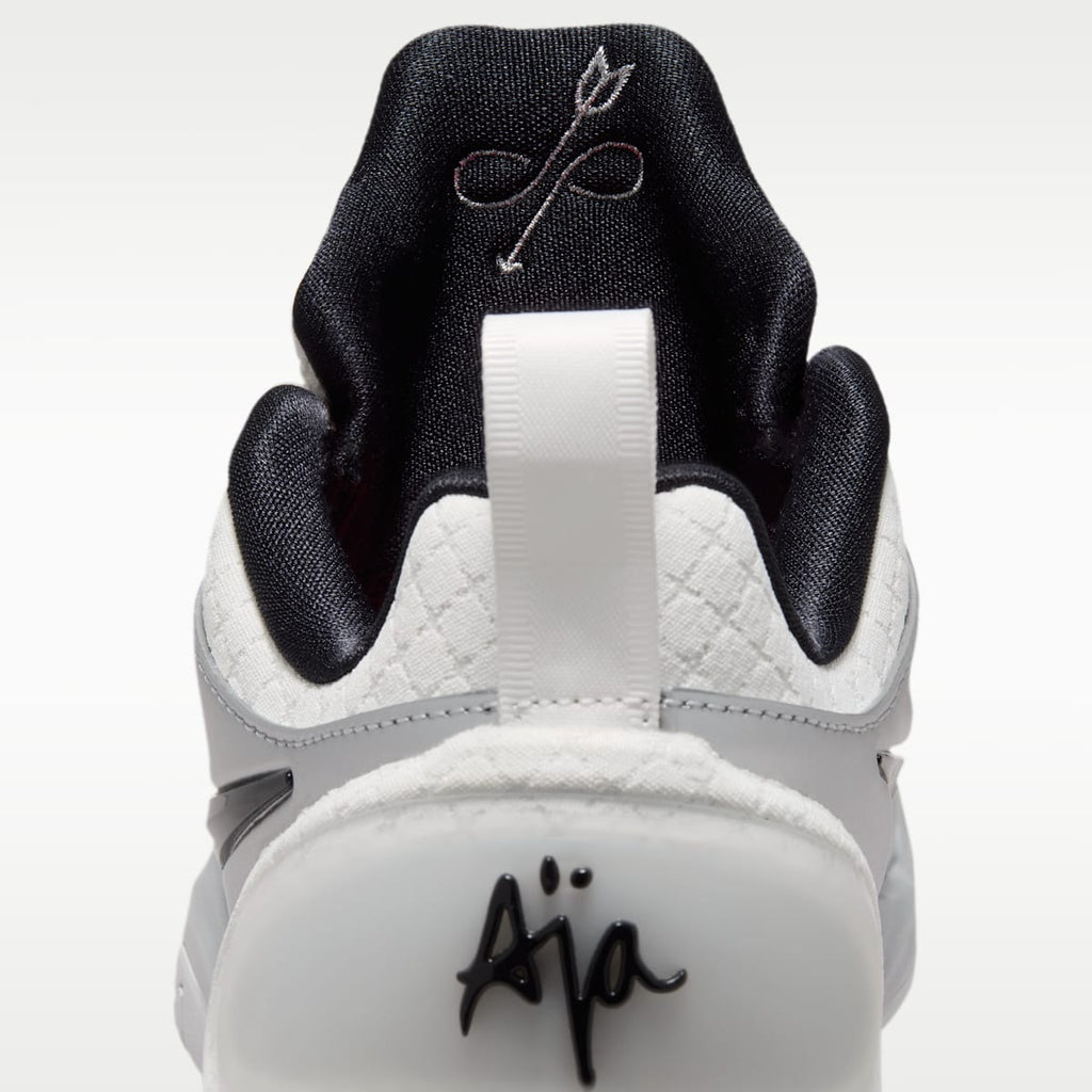 A'Two "Mirrored" A'ja Wilson Basketball Shoes - Summit White/Metallic Silver/Black - Image 9
