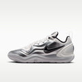 A'Two "Mirrored" A'ja Wilson Basketball Shoes - Summit White/Metallic Silver/Black - Image 1
