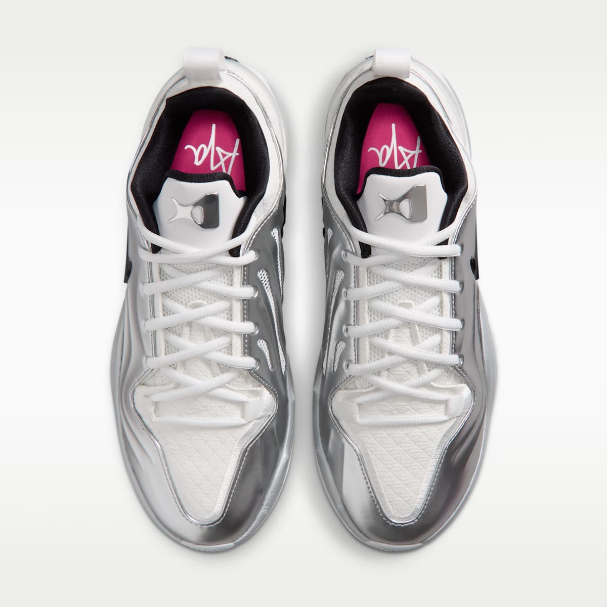 Women's A'Two "Mirrored" A'ja Wilson Basketball Shoes - Summit White/Metallic Silver/Black