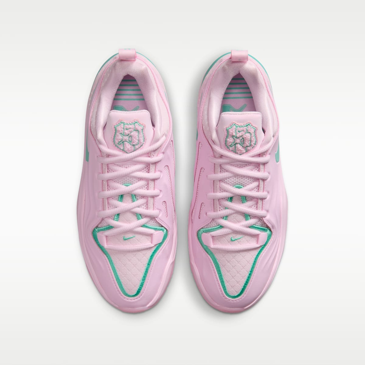 A'Two "Pinkies Up" A'Ja Wilson Big Kids' Basketball Shoes - Pink Foam/Light Menta - Image 4
