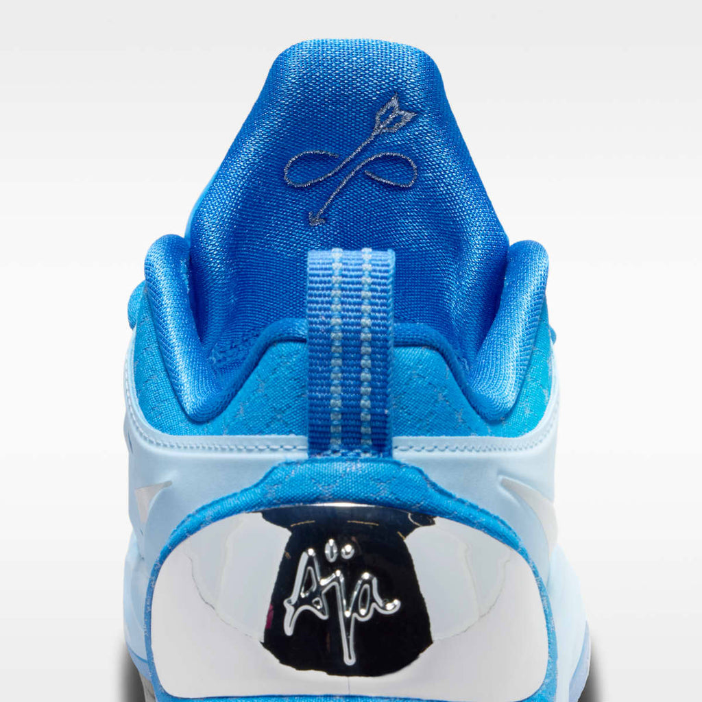A'Two "Still Loading" A'ja Wilson Big Kids' Basketball Shoes - Blue Crystal/Psychic Blue/Metallic Silver - Image 9