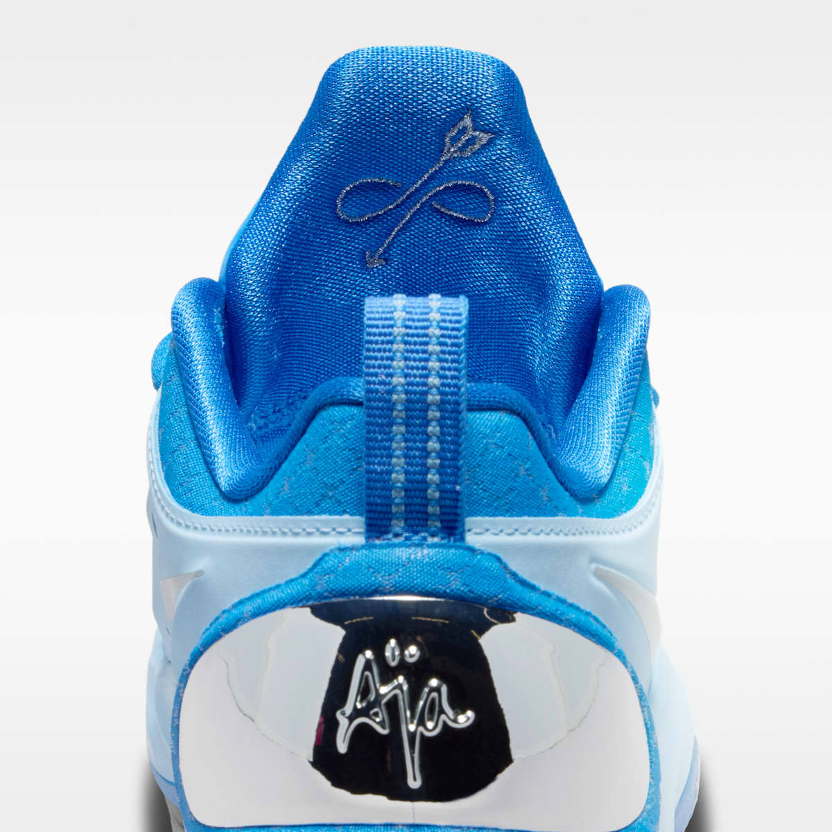 A'Two "Still Loading" A'ja Wilson Big Kids' Basketball Shoes - Blue Crystal/Psychic Blue/Metallic Silver - Image 9