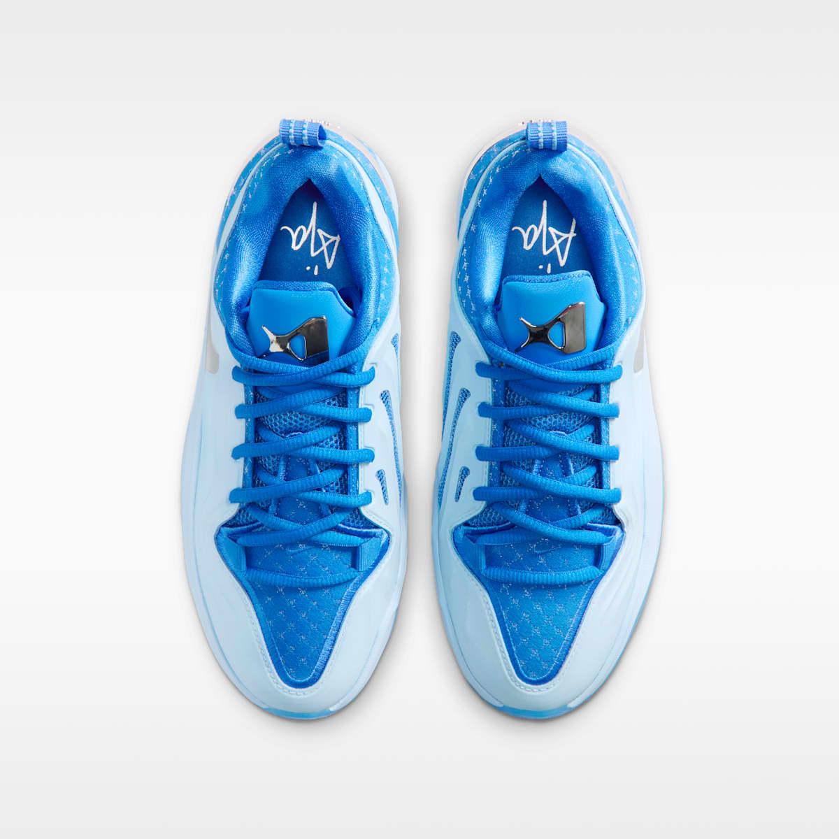 A'Two "Still Loading" A'ja Wilson Big Kids' Basketball Shoes - Blue Crystal/Psychic Blue/Metallic Silver - Image 4