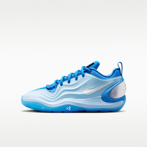 A'Two "Still Loading" A'ja Wilson Big Kids' Basketball Shoes - Blue Crystal/Psychic Blue/Metallic Silver - Image 1