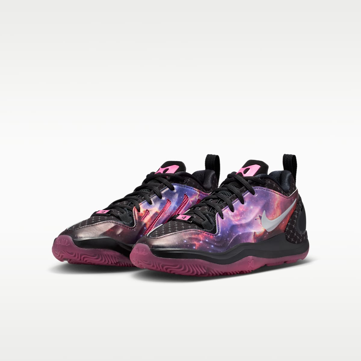 A'Two SE A'ja Wilson Big Kids' Basketball Shoes - Black/Metallic Silver/Pinksicle/Pinksicle