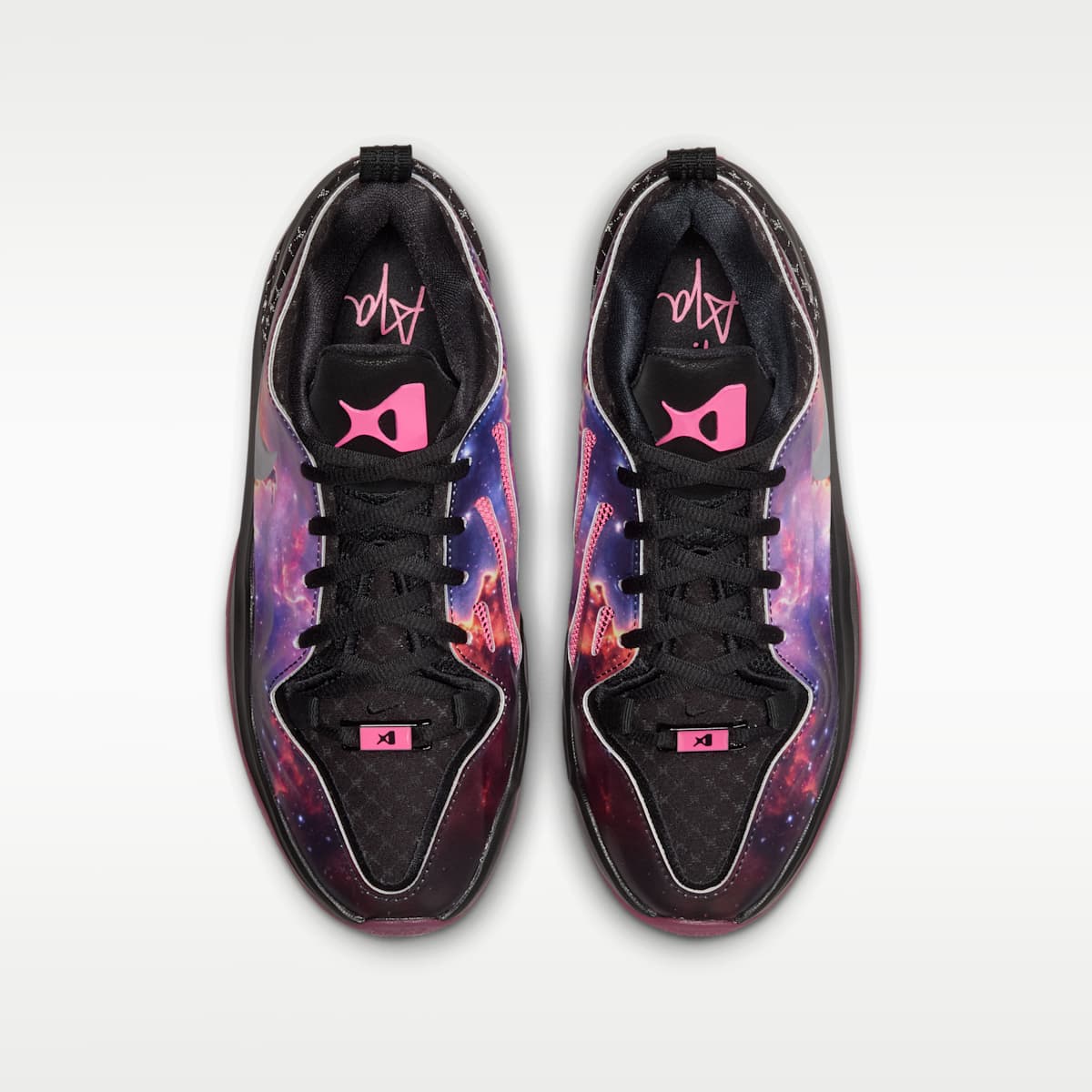 A'Two SE A'ja Wilson Big Kids' Basketball Shoes - Black/Metallic Silver/Pinksicle/Pinksicle