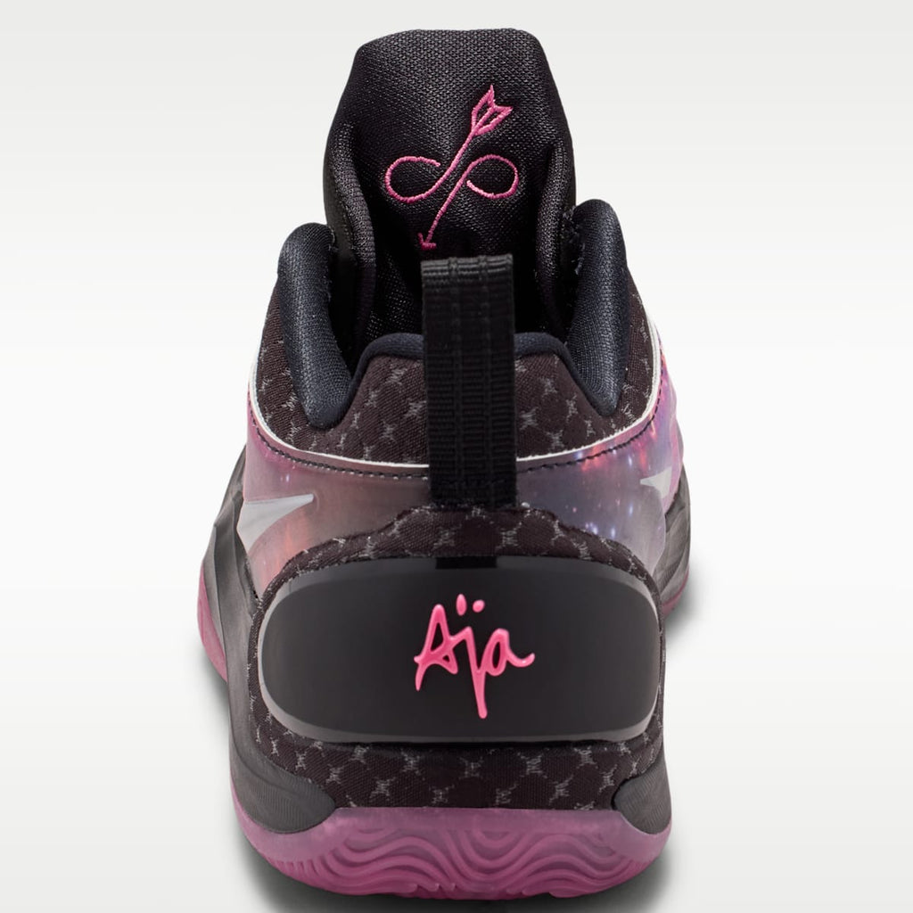 A'Two SE A'ja Wilson Big Kids' Basketball Shoes - Black/Metallic Silver/Pinksicle/Pinksicle